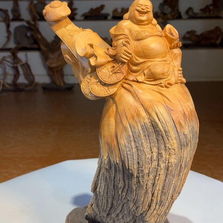 柏木（崖柏）根雕工艺摆件
