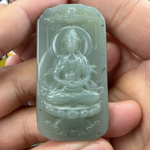 和田玉颈饰未镶嵌福利36.2