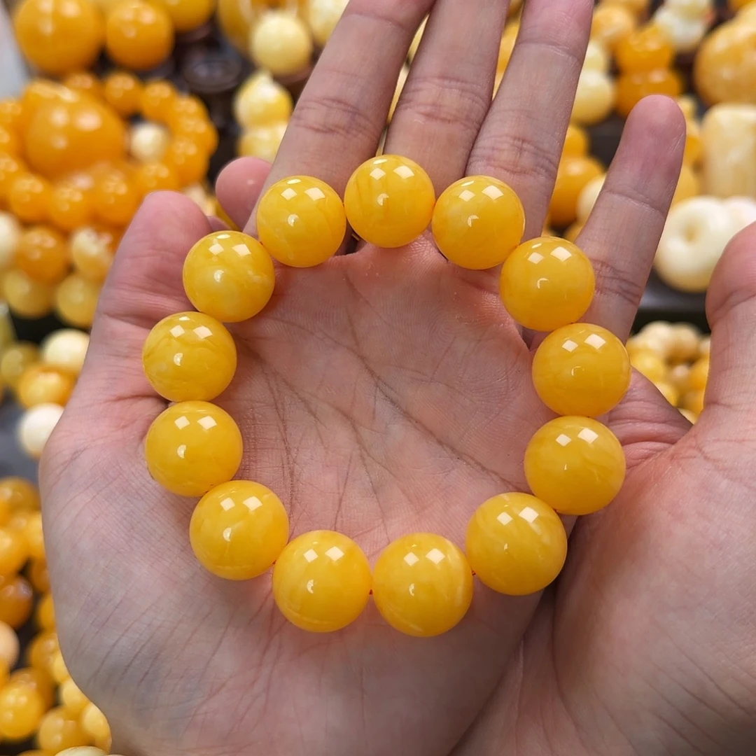 琥珀未镶嵌珠宝奇石17mm同料