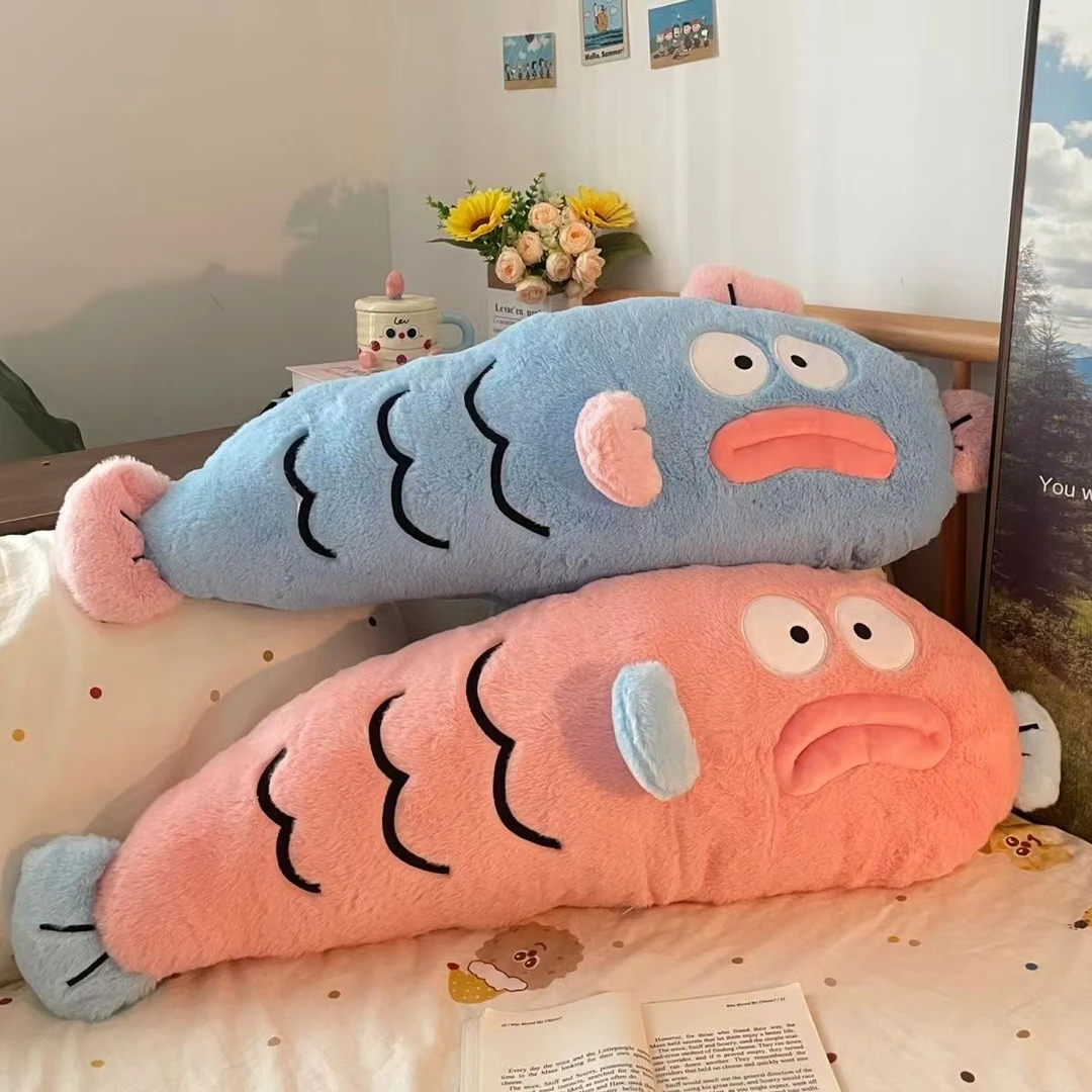 【安之静雅】卡通丑鱼长条抱枕玩偶卧室床头靠垫夹腿睡觉生日礼物