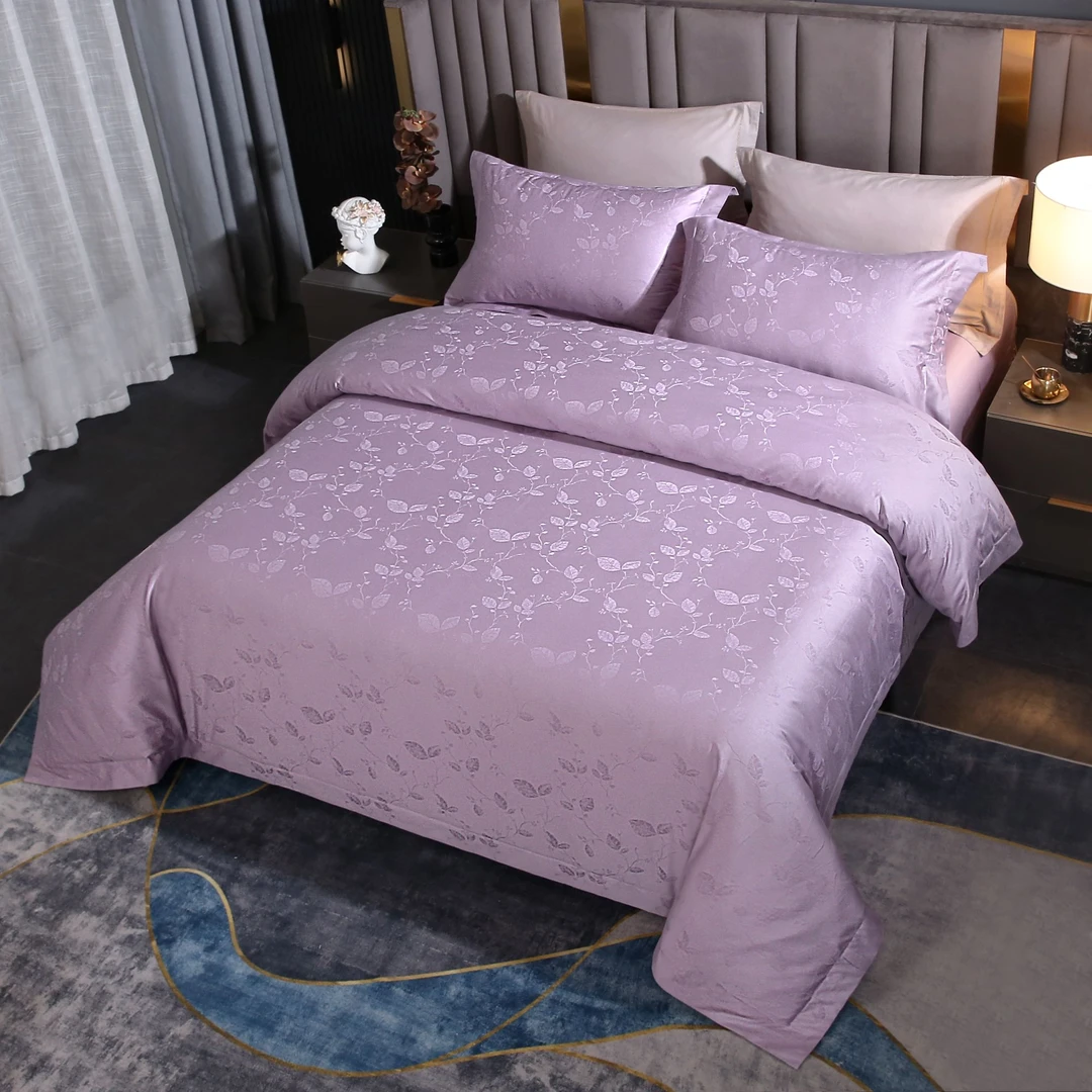 【高端套件】 全棉高支色织提花四件套