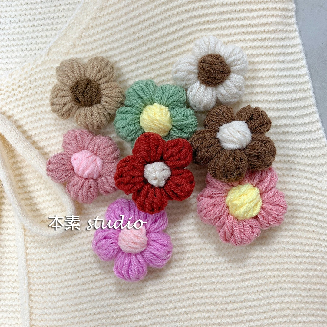 合金胸针 C2003立体钩花胸针