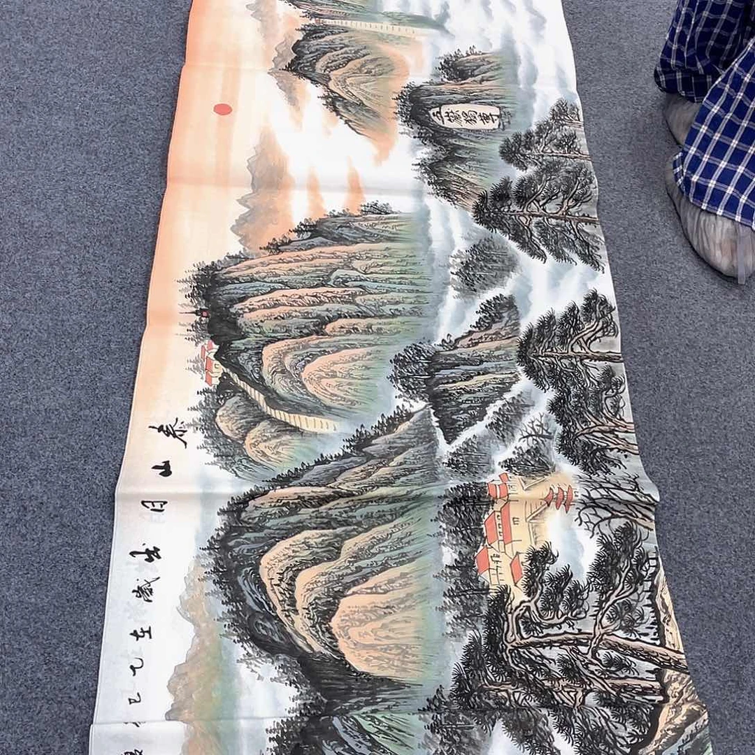 国画作品小姐姐放漏…