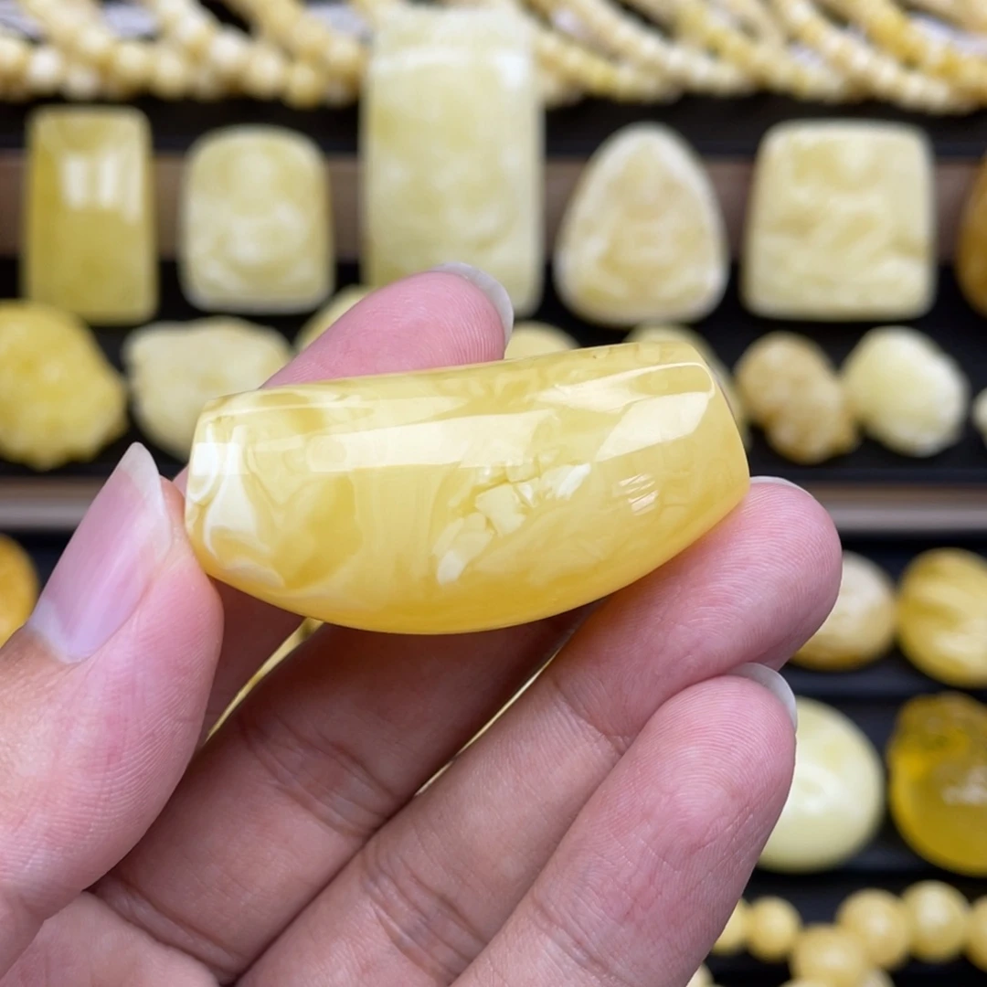 裸石琥珀未镶嵌琥珀蜜蜡