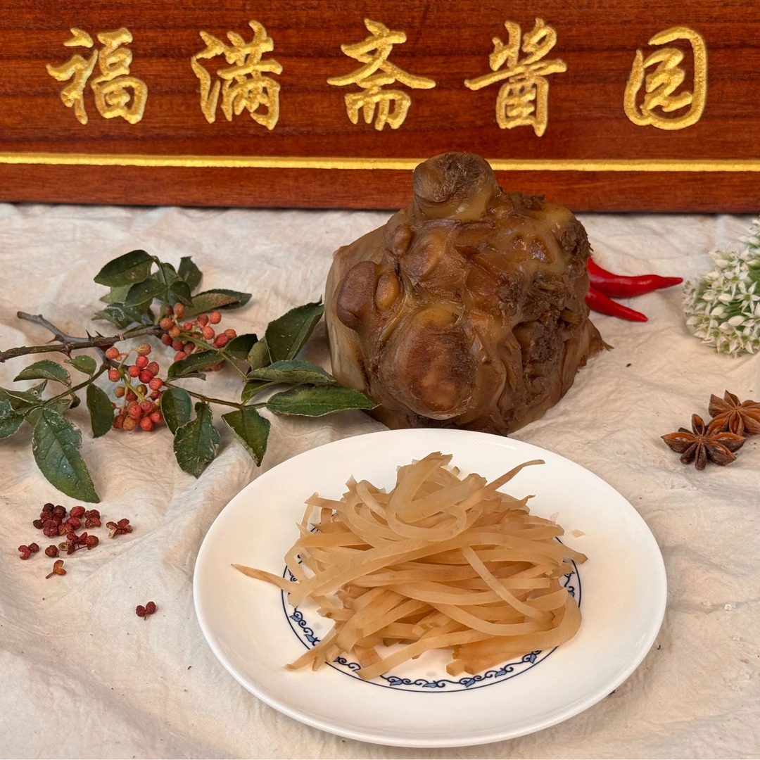 狮子头原味芥菜丝老咸菜辣疙瘩山东狮子头芥菜嘎达丝福满斋