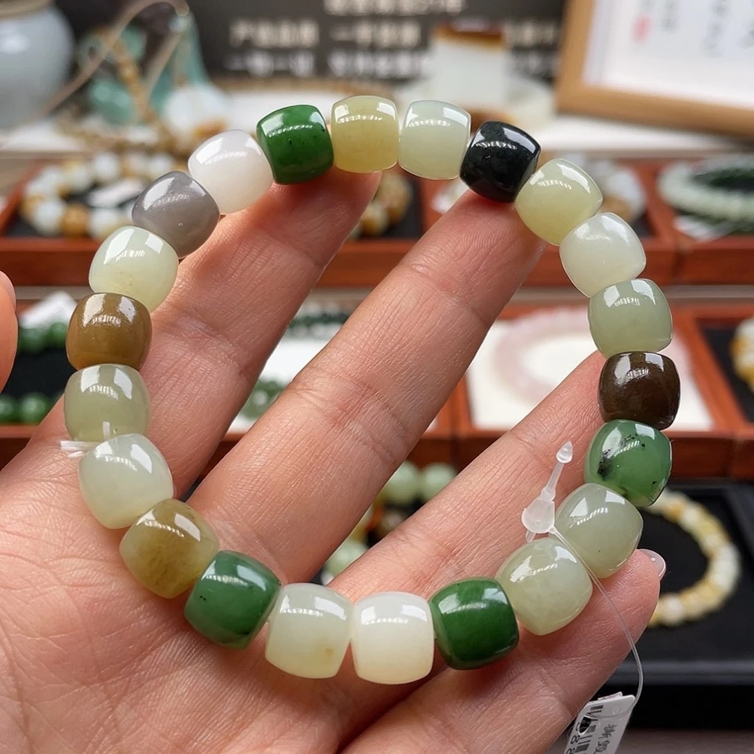 和田玉手串未镶嵌