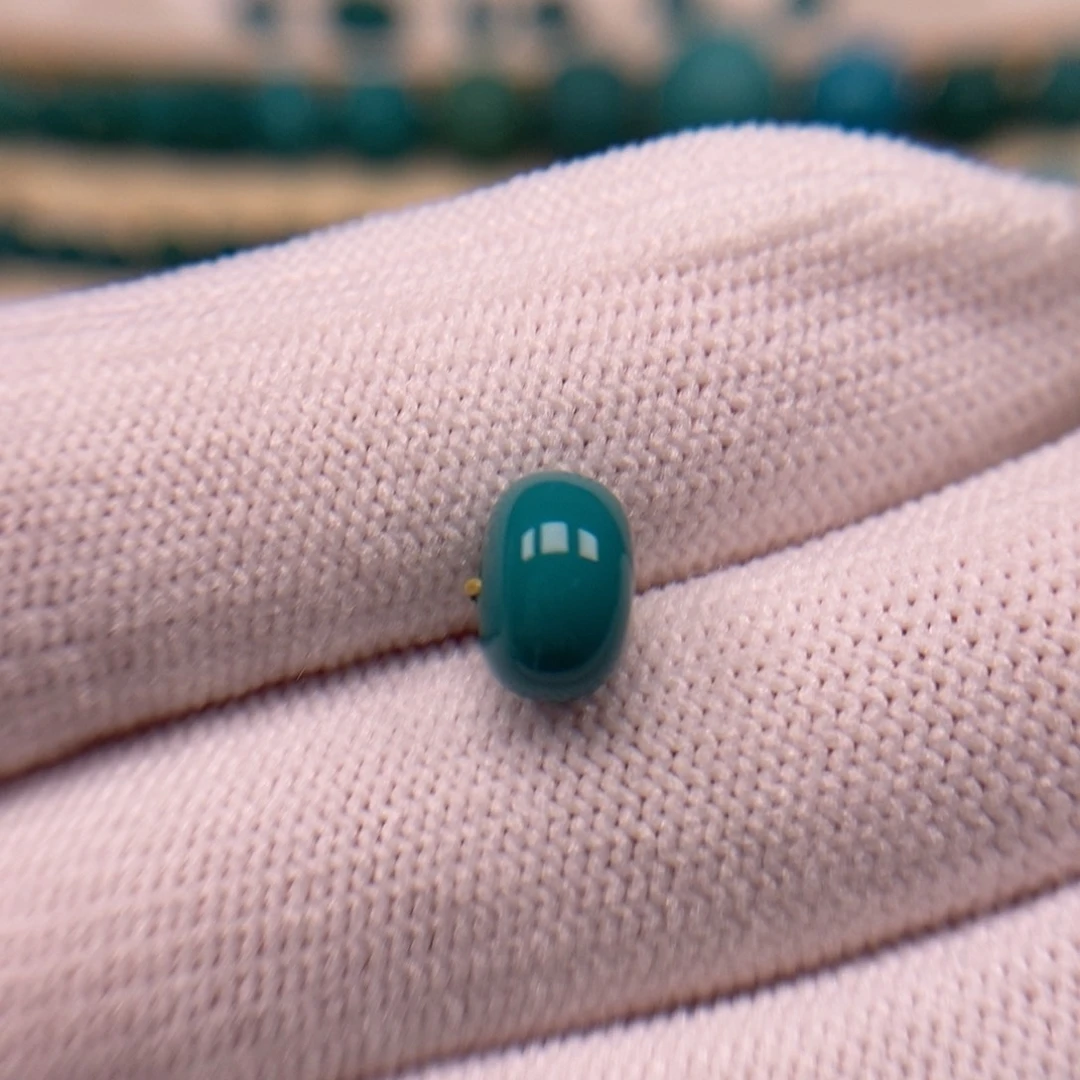 未镶嵌绿松石老型8.5mm微色根特价款AA454