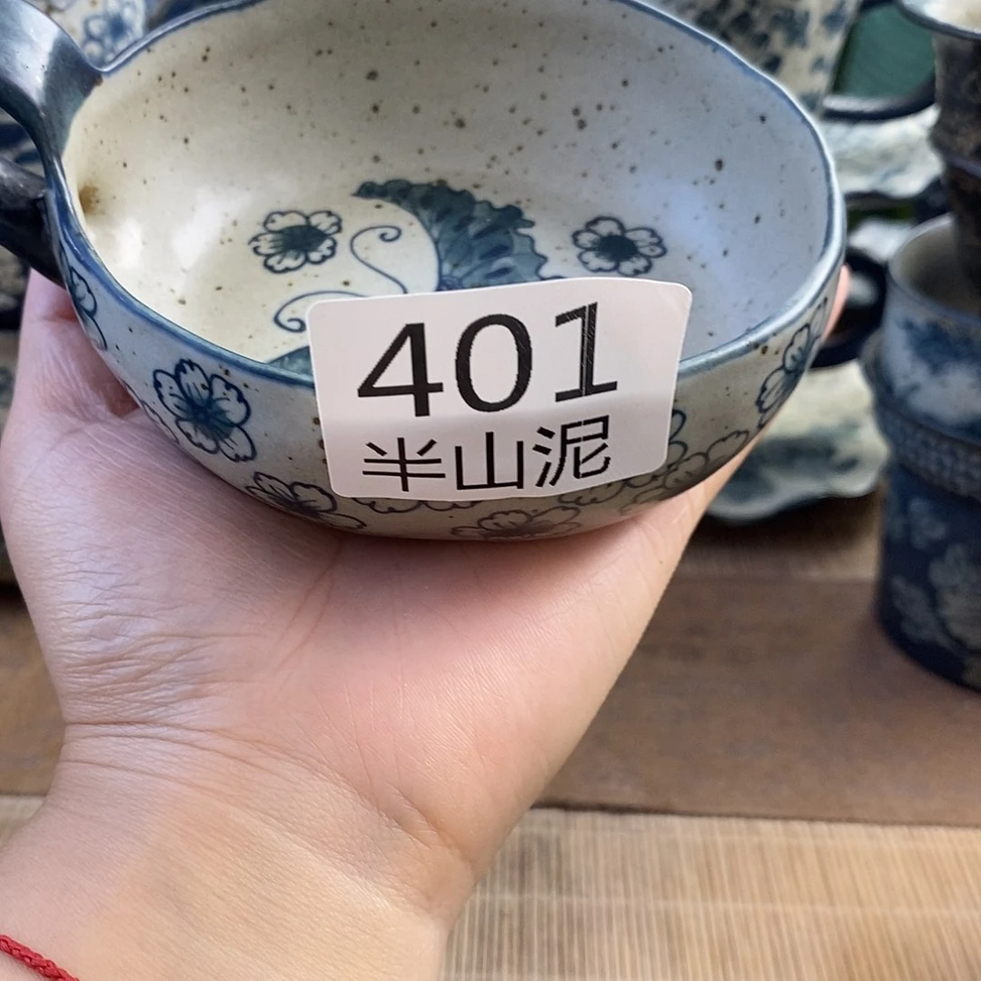 手工手绘青花高温陶瓷