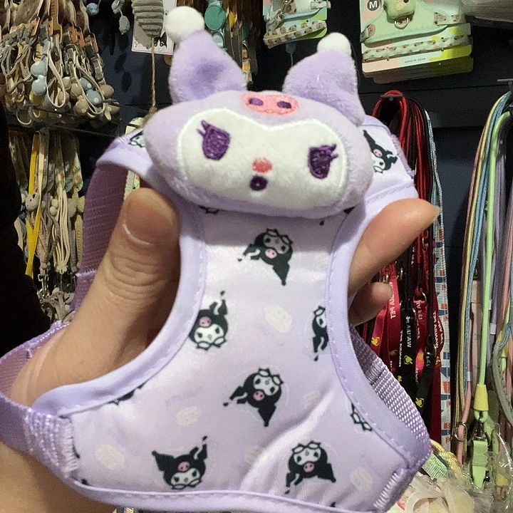 锦纶宠物牵引绳紫色公仔小号