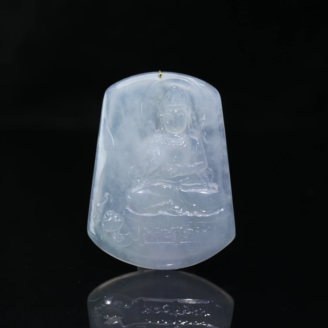 FC14天然缅甸A货冰观音/600385/厦门保利拍卖