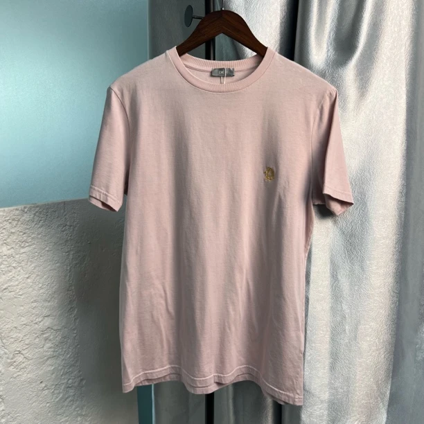 99新 DIOR/迪奥 99新Dior迪奥粉色刺绣短袖 尺码：M