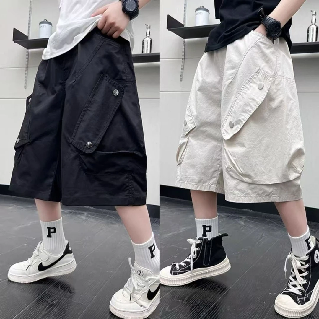 【六小六专属】男童短裤2025新款中大童夏季中裤儿童宽松韩版休闲