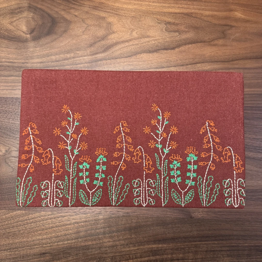 小美的花丛｜39.5*24 ｜手工刺绣茶席｜知己刺子绣