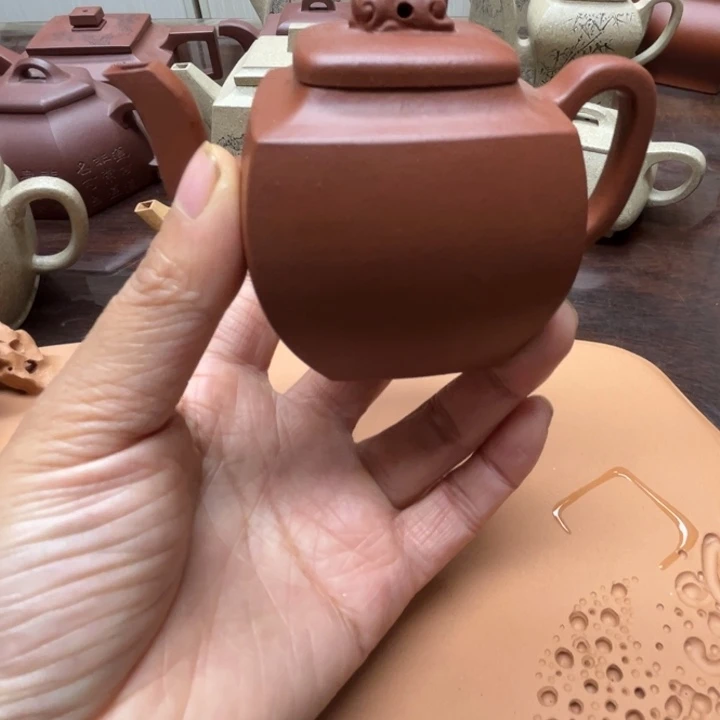 茶壶紫砂朱泥130c c