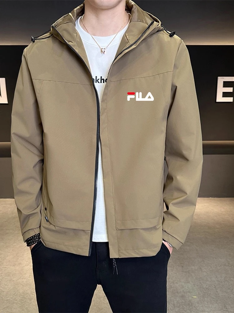 一折区I 春秋季男士防风加厚连帽冲锋衣外套时尚户外必备