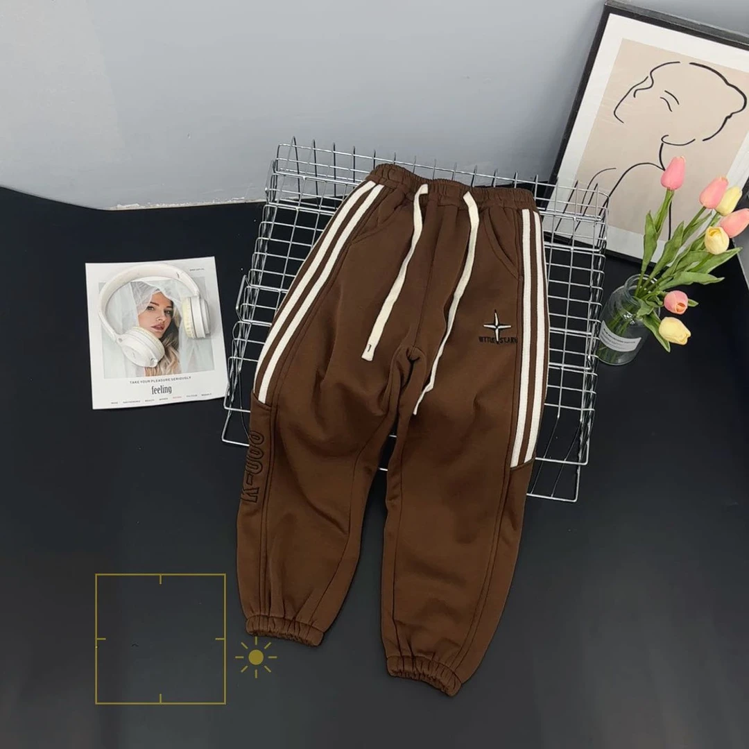 8013高端专享冬款加绒裤子咖色