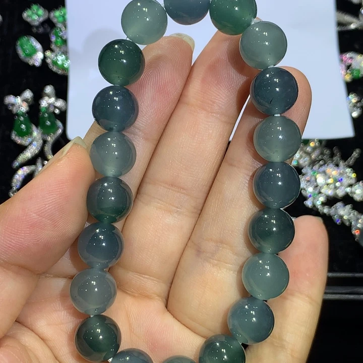 未镶嵌手链翡翠卡9.8