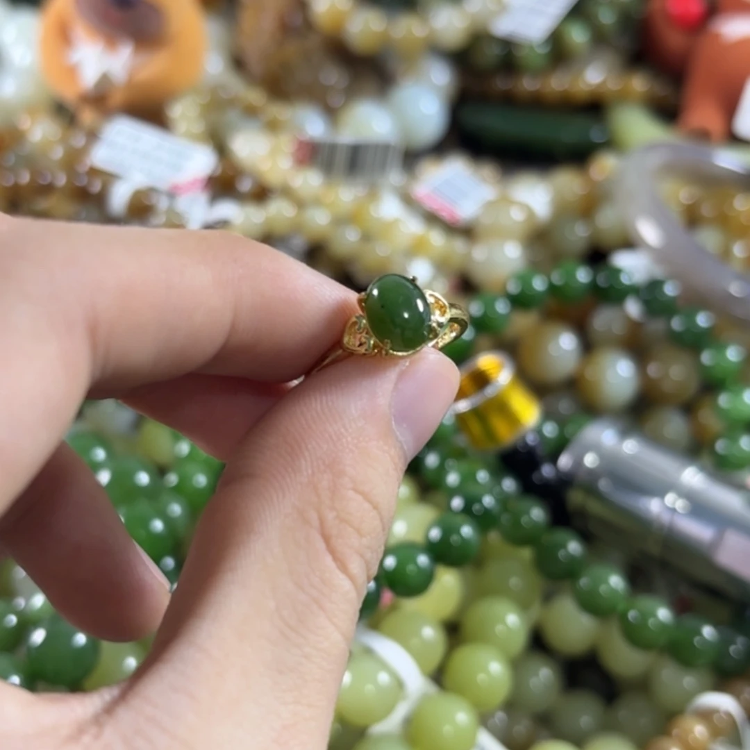 和田玉未镶嵌手链378