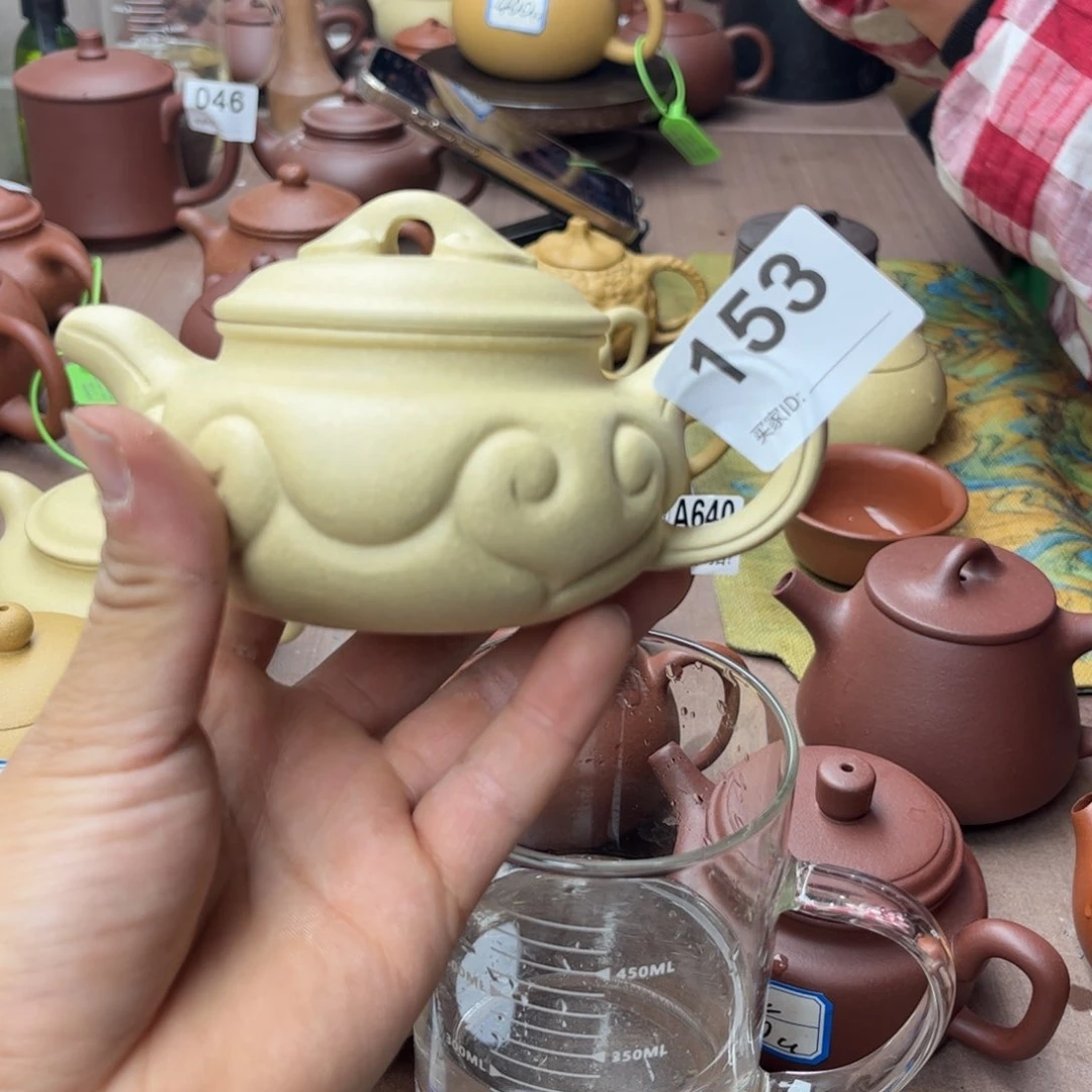 紫砂茶壶本绿如意220左右