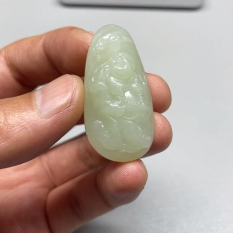 和田玉吊坠(不含链)未镶嵌非*