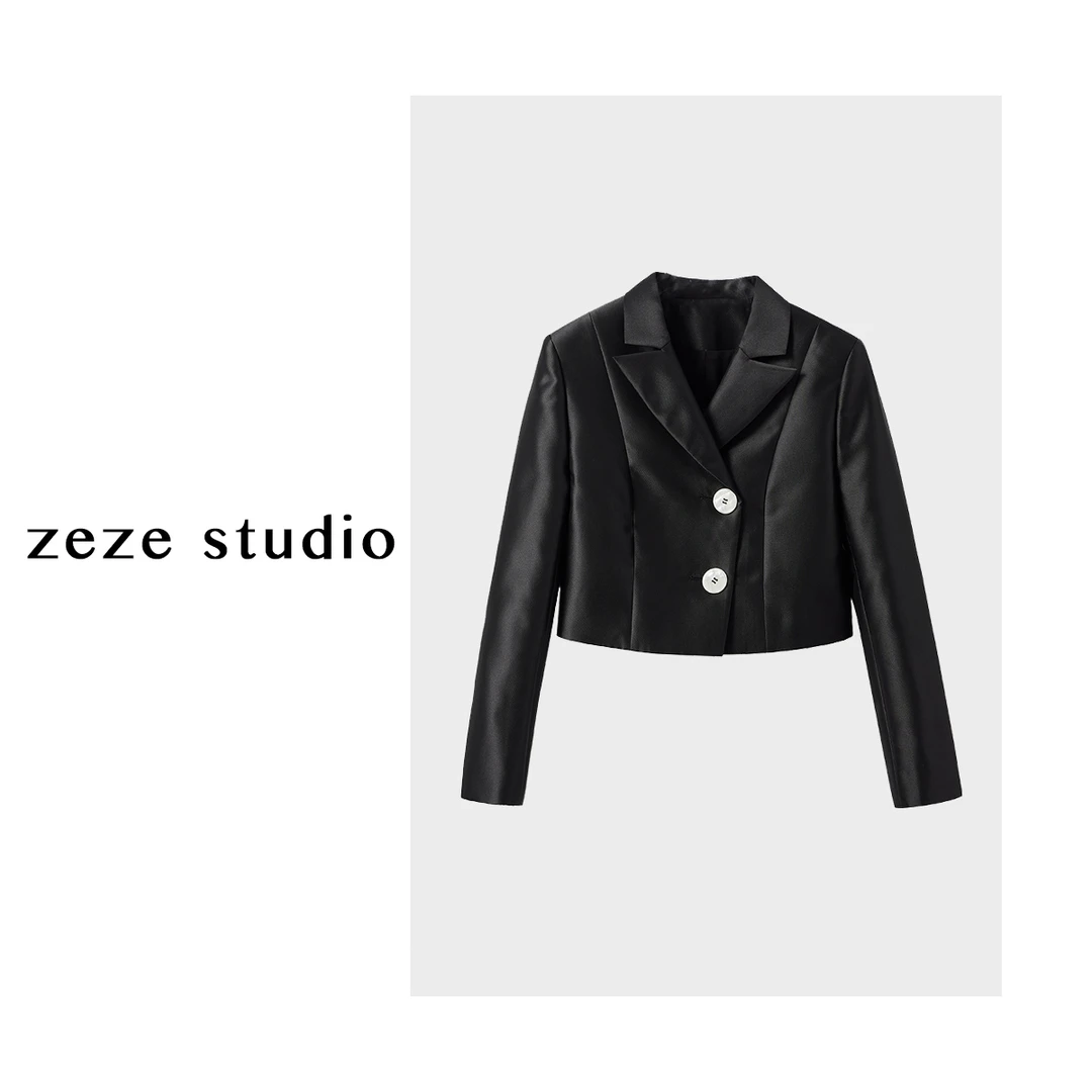zezestudio【独立设计师】气质轻奢长袖时尚休闲西服女春秋设计67