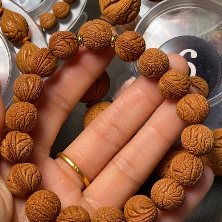 吊坠桃核陕西秦岭山桃核13