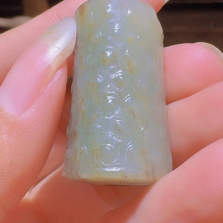 甫***斋和田玉未镶嵌挂件