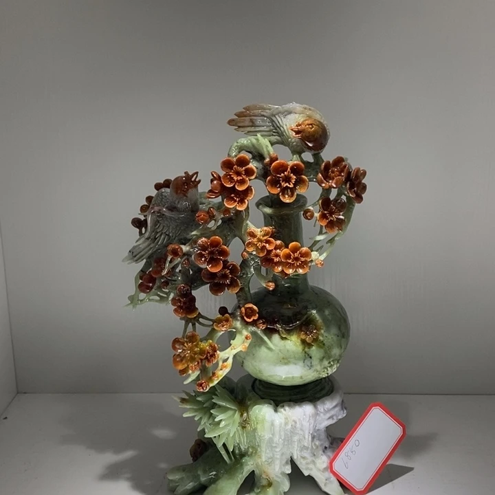 未镶嵌蛇纹石玉（覆膜）珠宝奇石