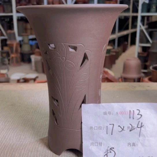 紫砂花盆紫紫砂盆