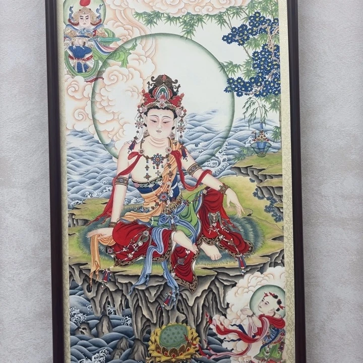 国画水月观音1111