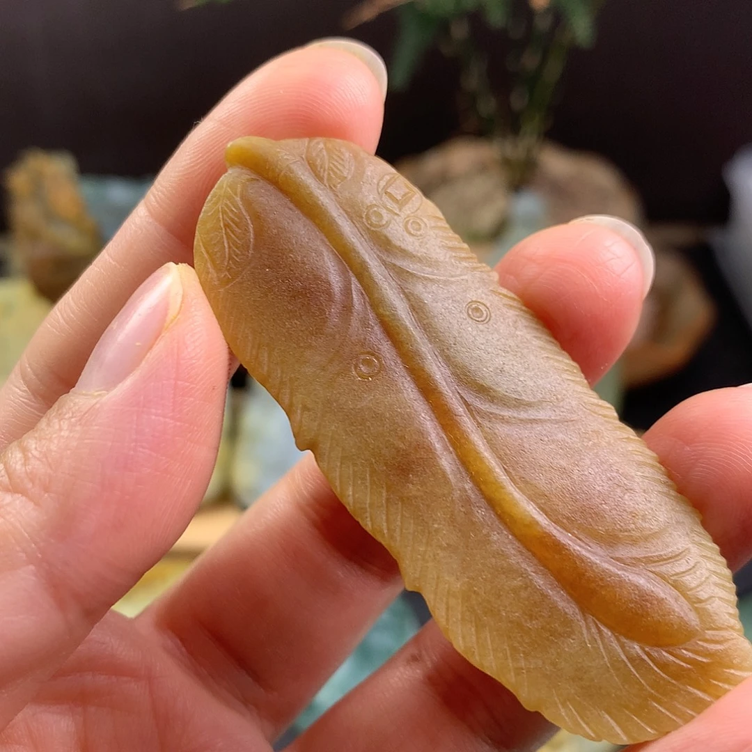 定制翡翠未镶嵌叶子