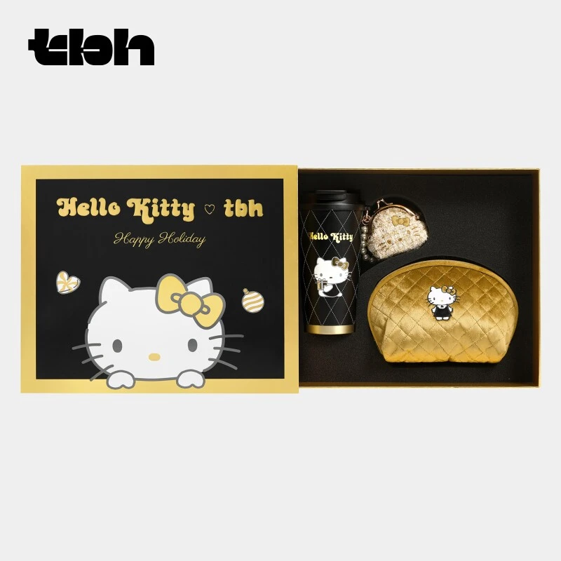 [心动好礼]tbh野兽派家居Hello Kitty宝贝相伴礼盒保温杯挂件