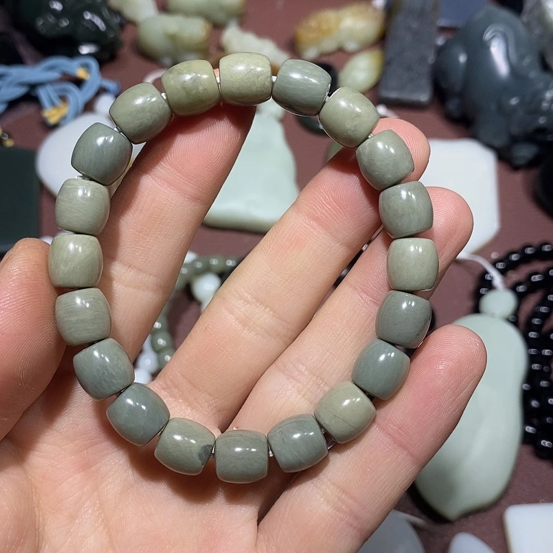 和田玉未镶嵌手链