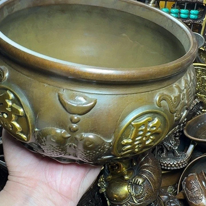 铜器摆件收收藏藏