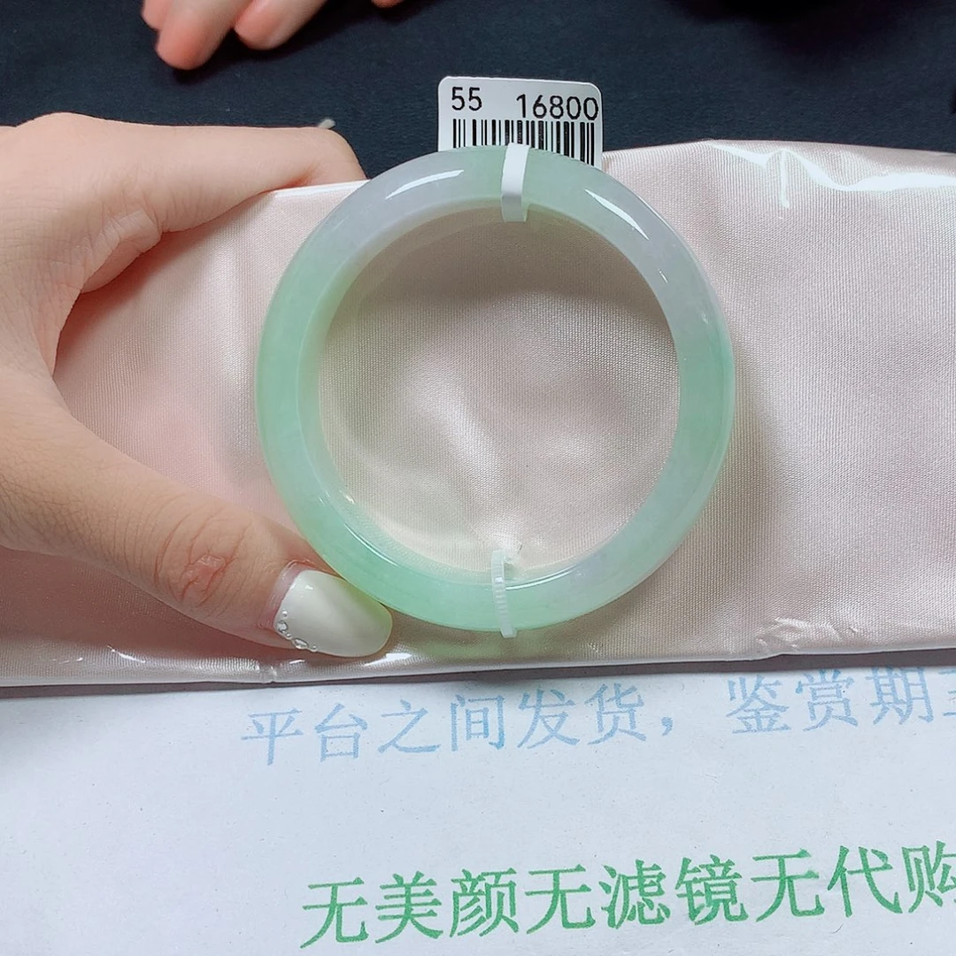翡翠未镶嵌手镯翡翠手镯55