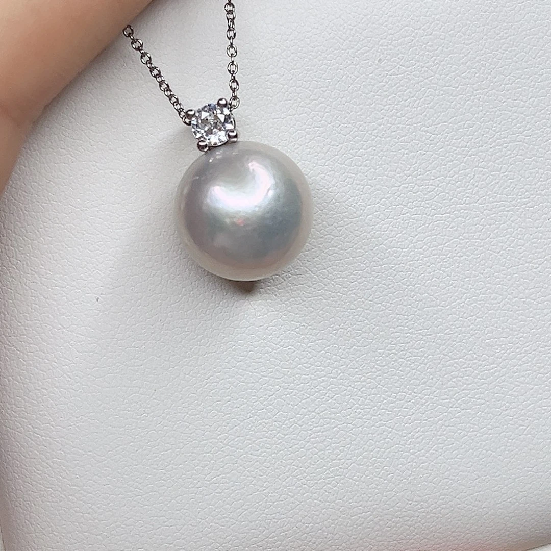 合金淡水珍珠吊坠(赠链)