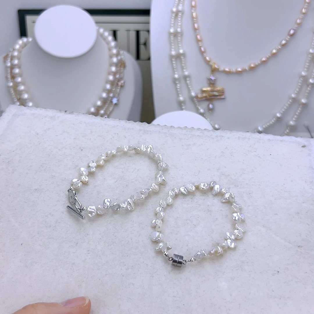 淡水珍珠耳饰未镶嵌