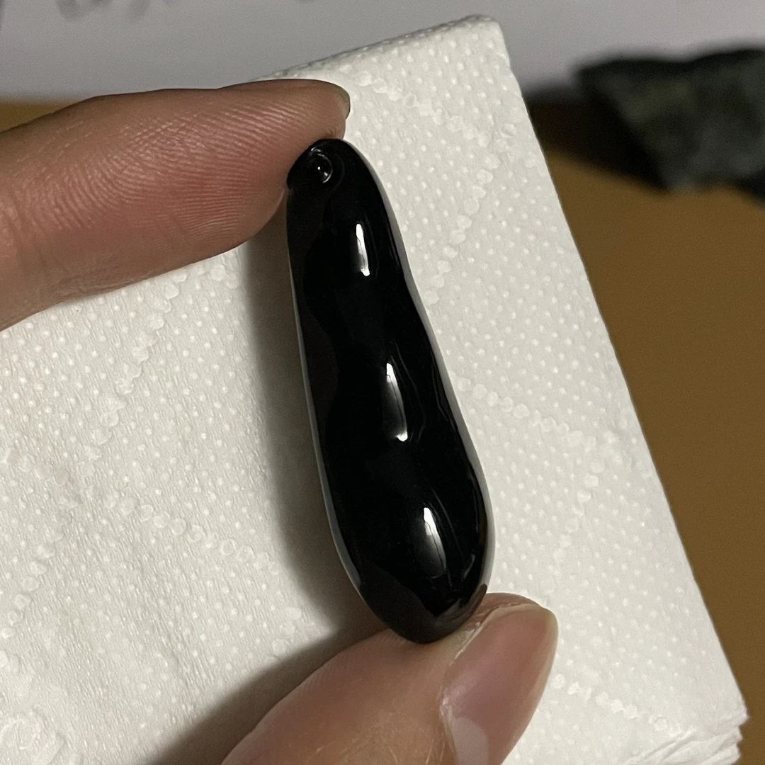 天然翡翠a货 福豆