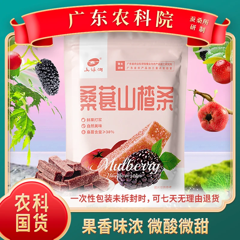 【桑葚山楂条&广东农科院】210g/袋 酸甜开胃 配料干净 休闲零食