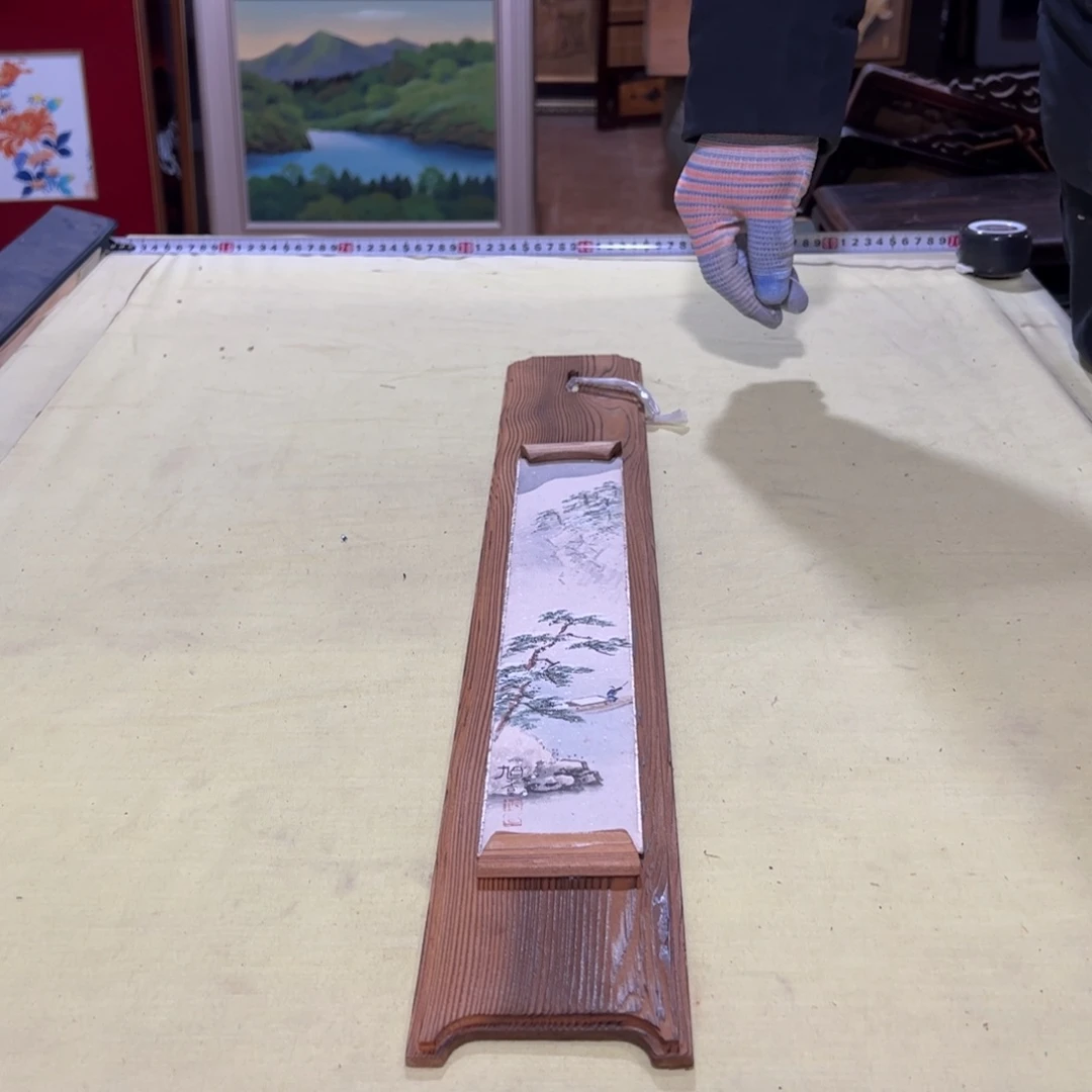 绘画我*屏风框画茶空间设计