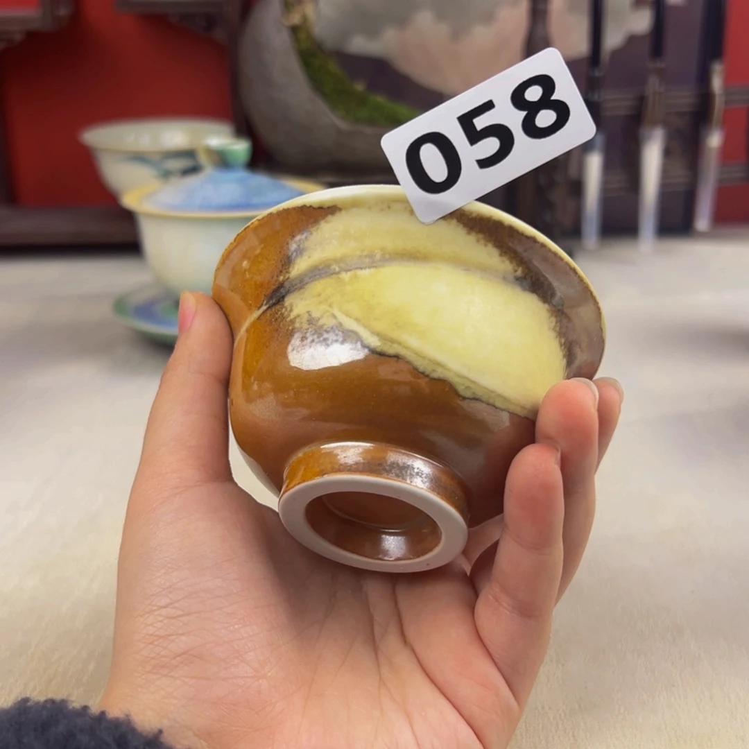 杯子纯手工柴烧主人杯