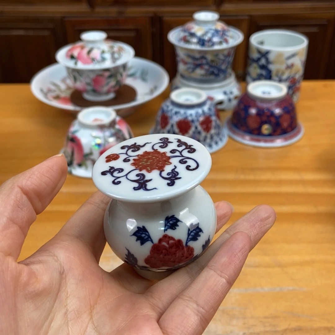 手绘现代茶具非古董