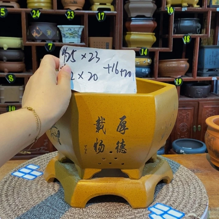 紫砂花盆紫砂花盆
