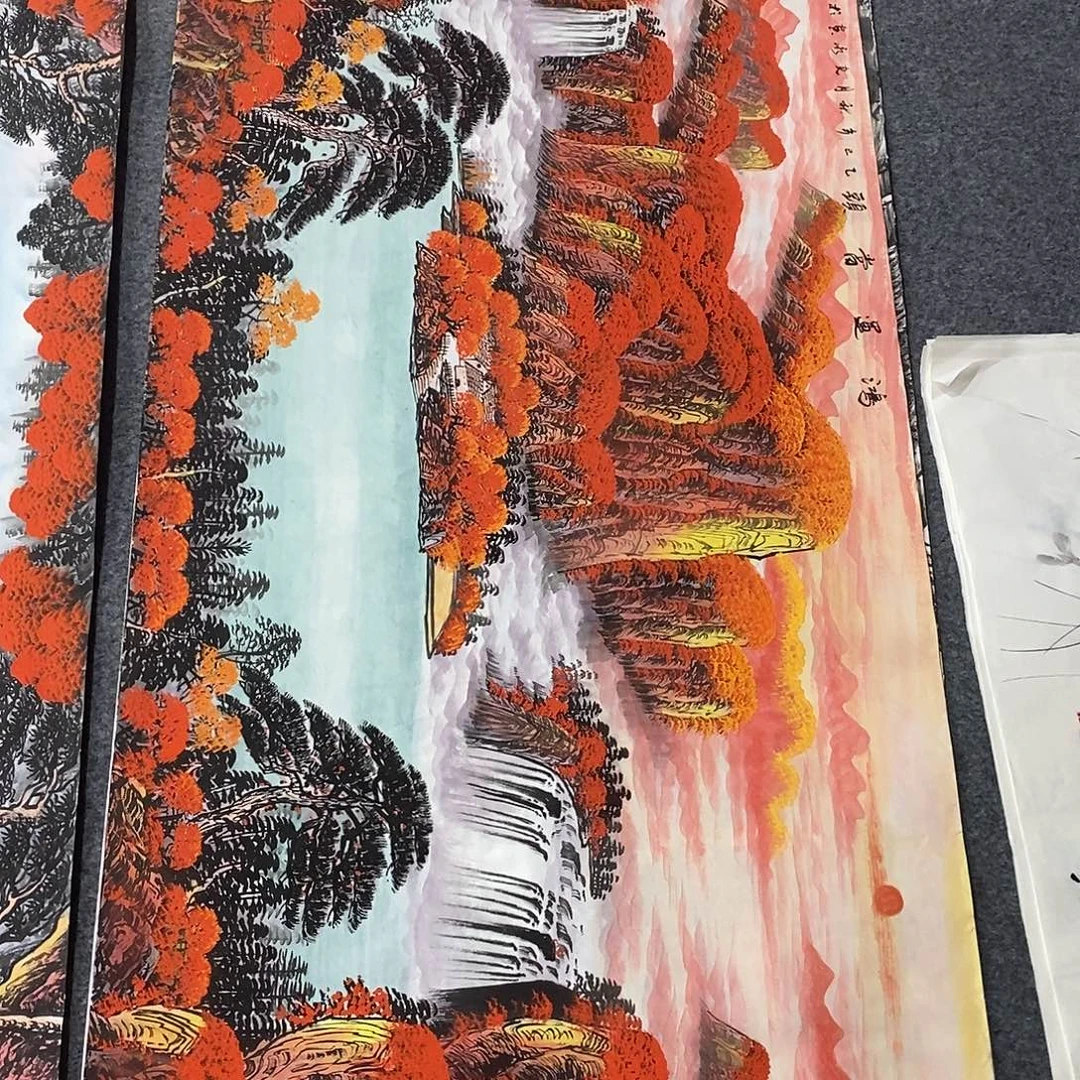 国画画画真的画画画