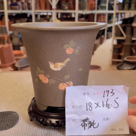 花盆紫砂紫紫砂盆