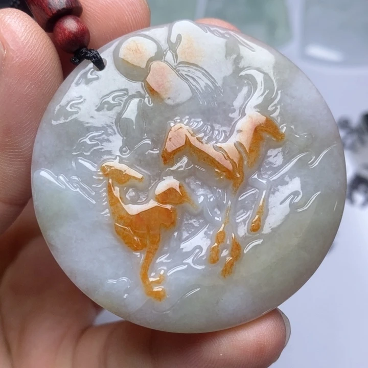颈饰未镶嵌翡翠翡翠