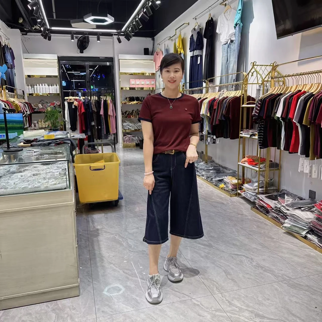 10-8890休闲牛仔裤73长