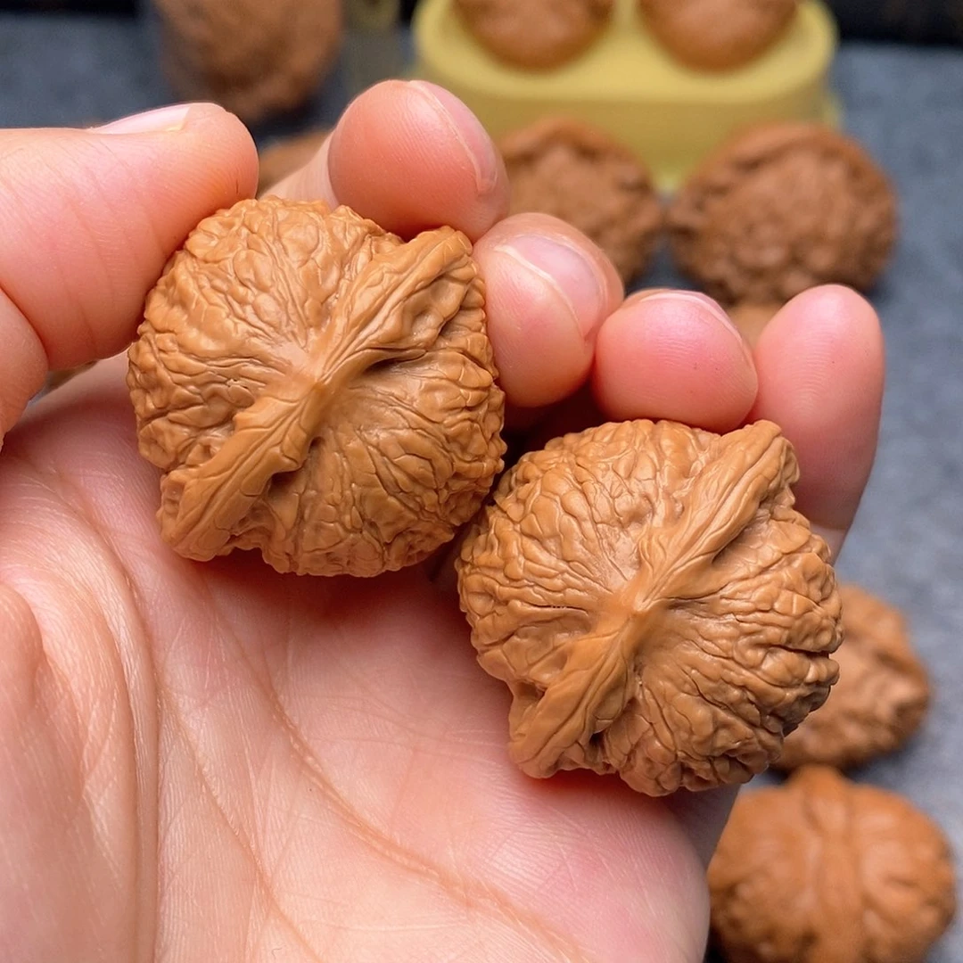 文玩核桃把件乾隆磨35尺