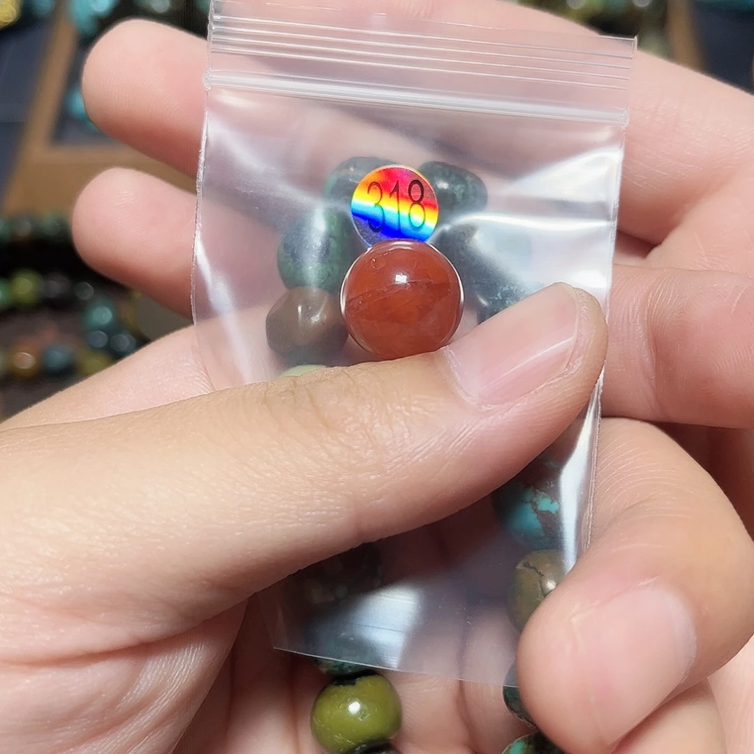 自***️未镶嵌圆珠桶珠老型手串！！玛瑙/玉髓