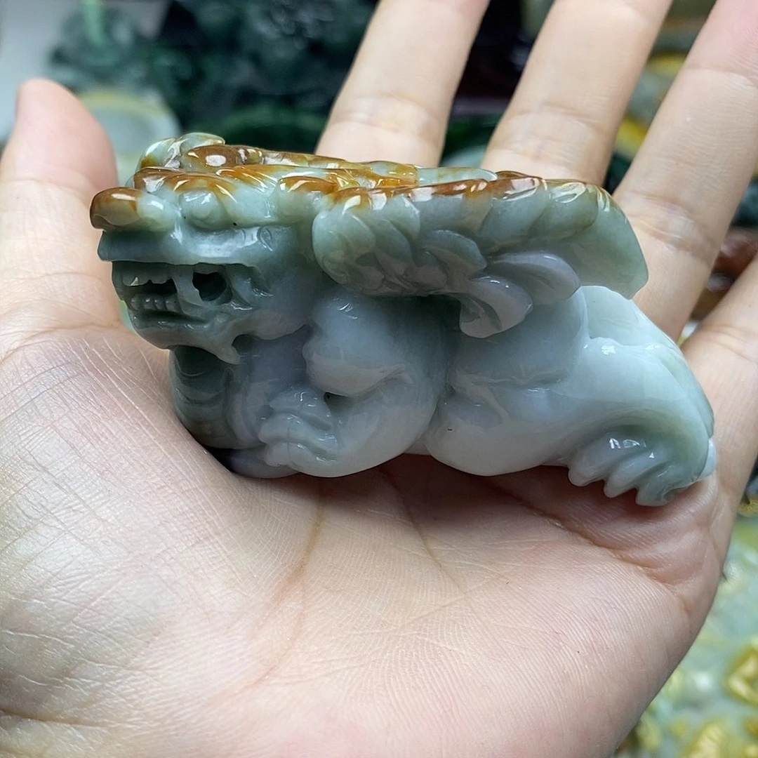 颈饰未镶嵌翡翠里*予摆件